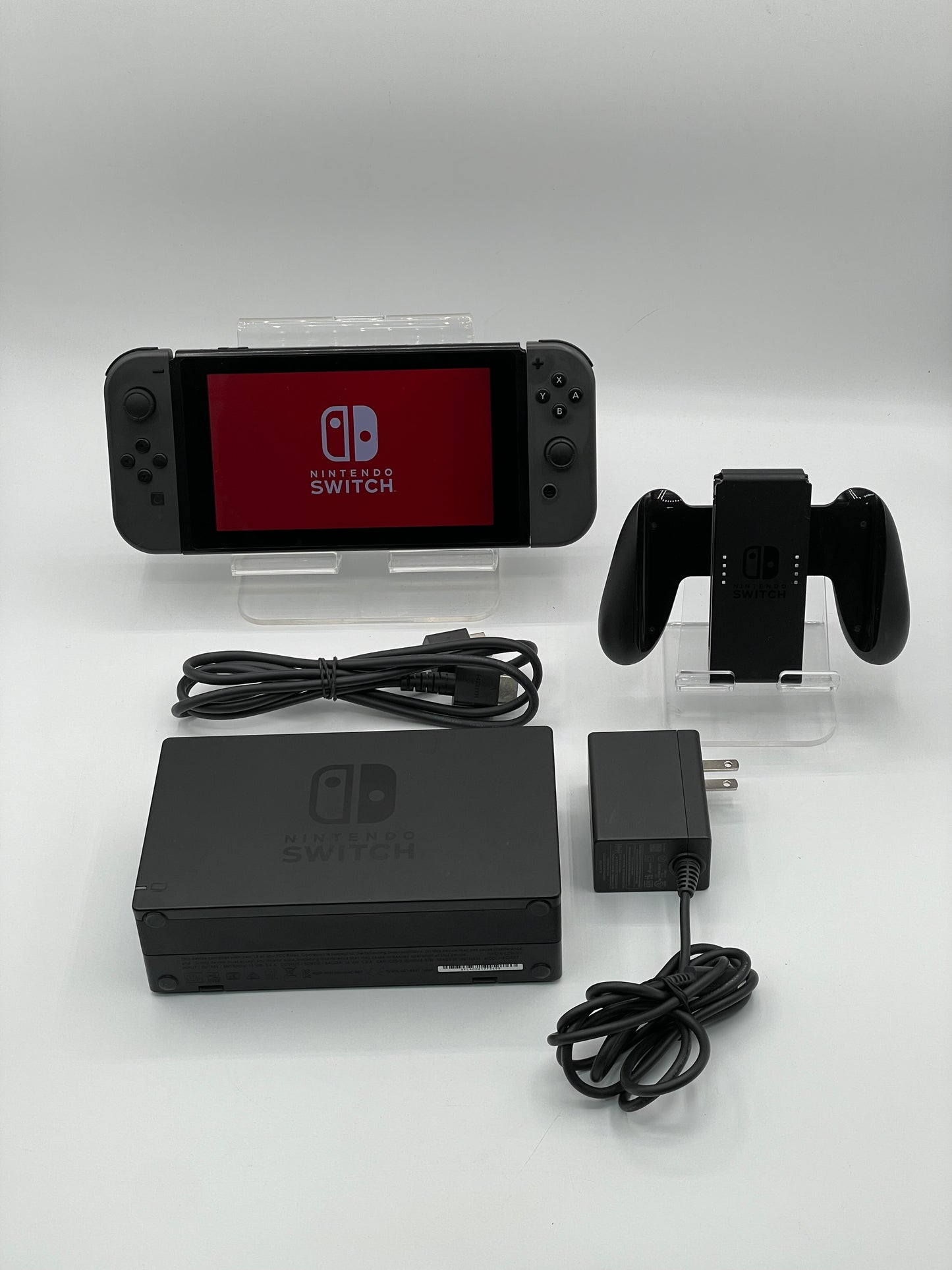 Nintendo Switch HAC-001 Handheld Console - 32GB - Gray Joy-Con and Acessories