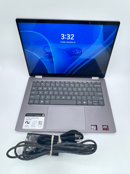 HP OmniBook X Flip 14" (14-fk0033dx) Ryzen AI 7 350 24GB  1TB Touch - Silver