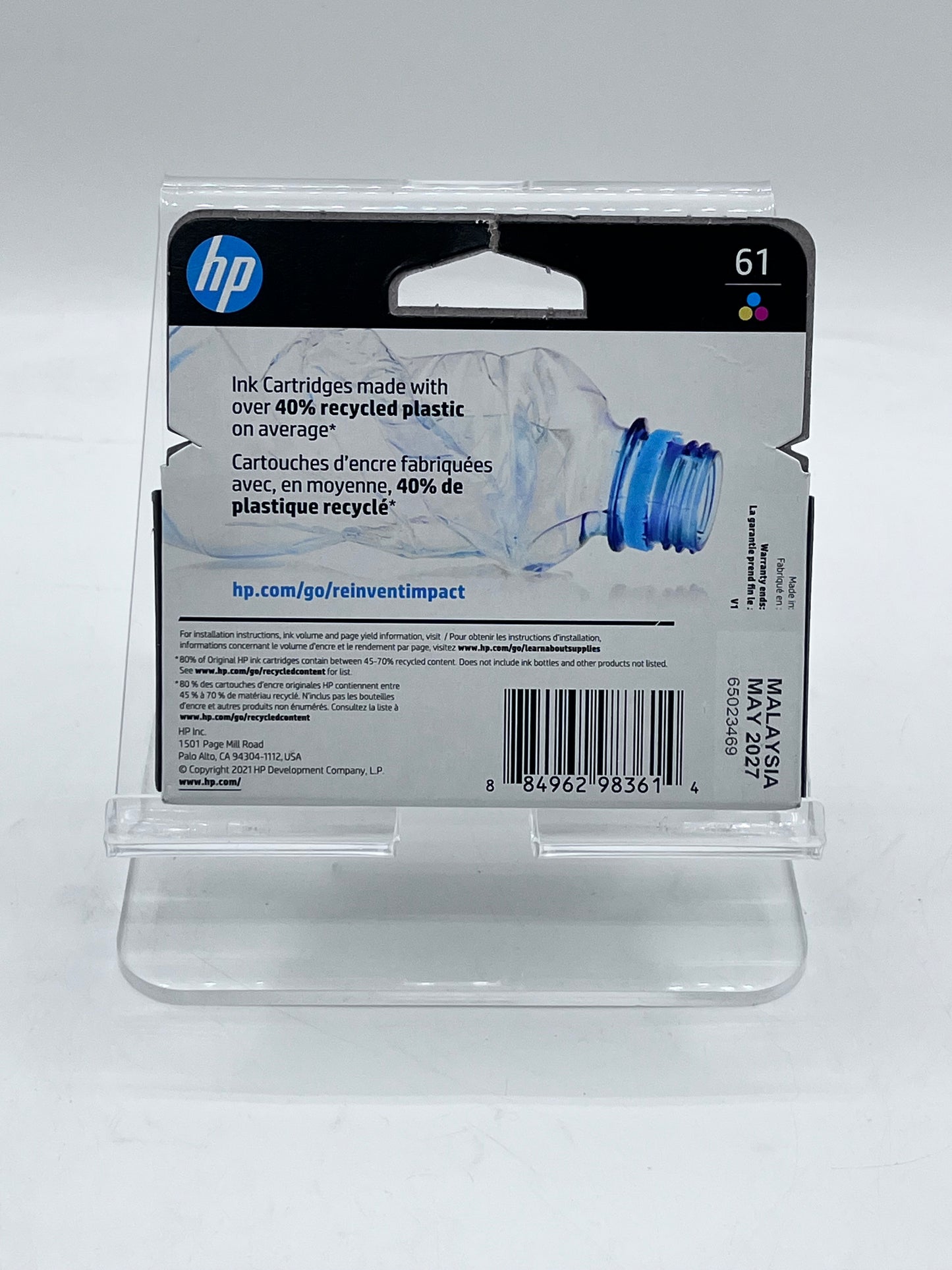 HP 61 Tri Color Ink Cartridge