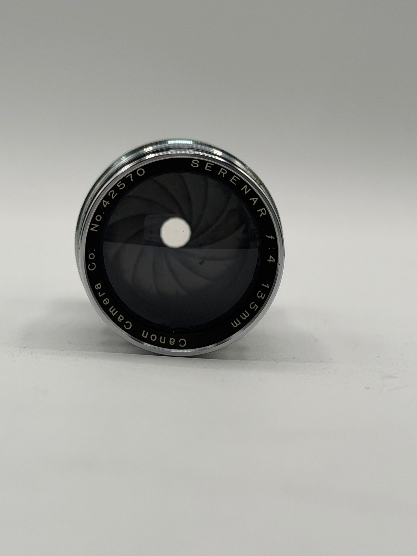 Canon Camera Co. 13.5cm (135mm) F/4 Serenar Lens for M39 Screw Mount with Case