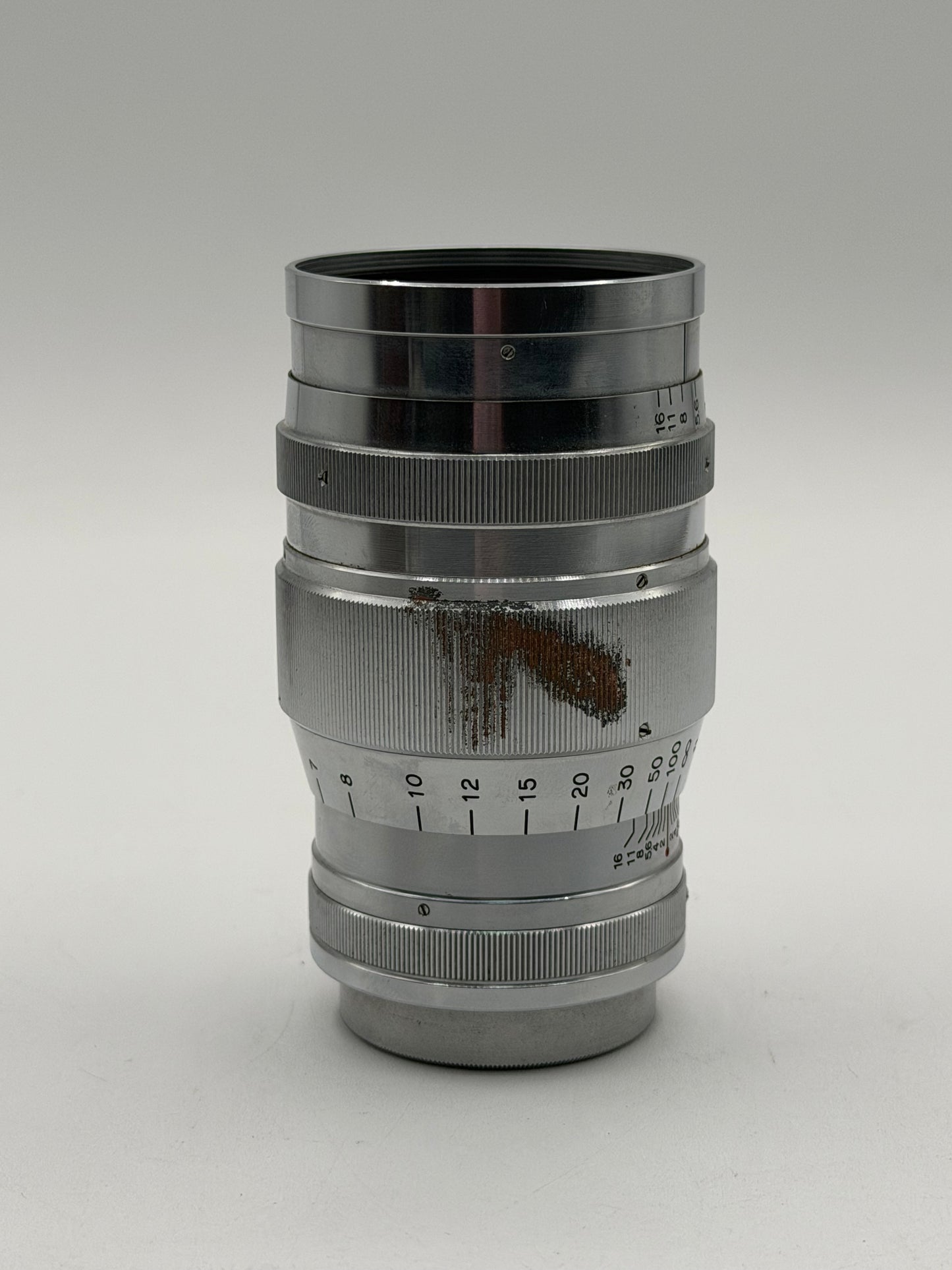 Canon Serenar 85mm F2 Lens LTM L39 Leica Screw Mount with Leather Case READ