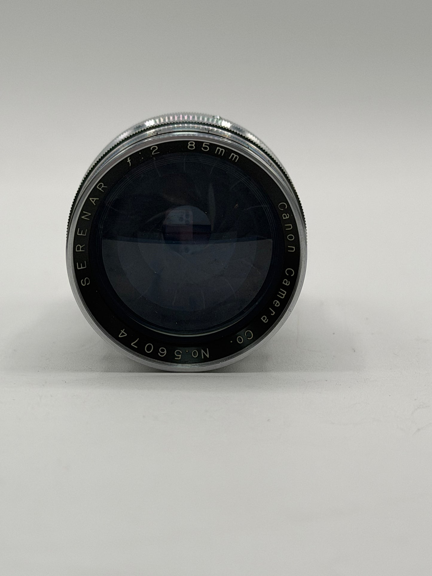 Canon Serenar 85mm F2 Lens LTM L39 Leica Screw Mount with Leather Case READ