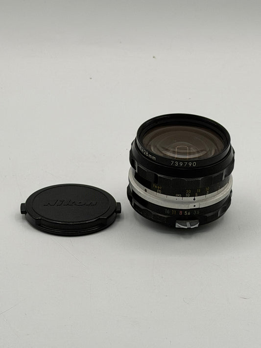 Nikon AF Nikkor 28mm F2.8D Black Camera Lens