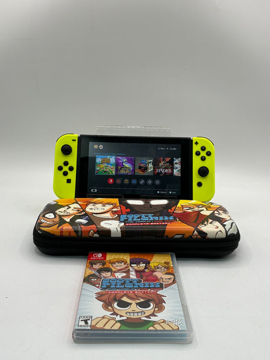 Nintendo Switch HAC-001 with Scott Pilgrim Case And Game!