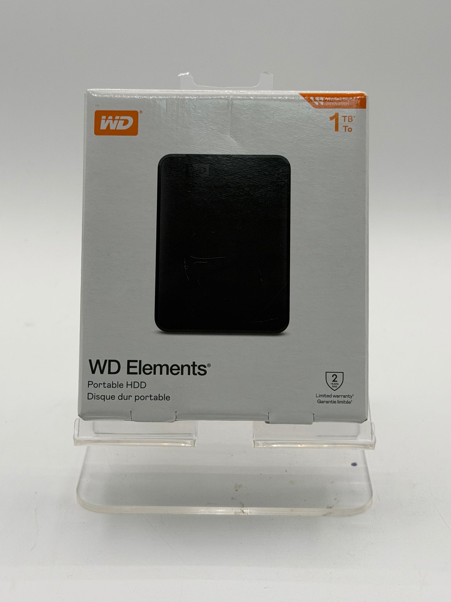WD Portable HDD 1TB External Hard Drive Black - New In Box