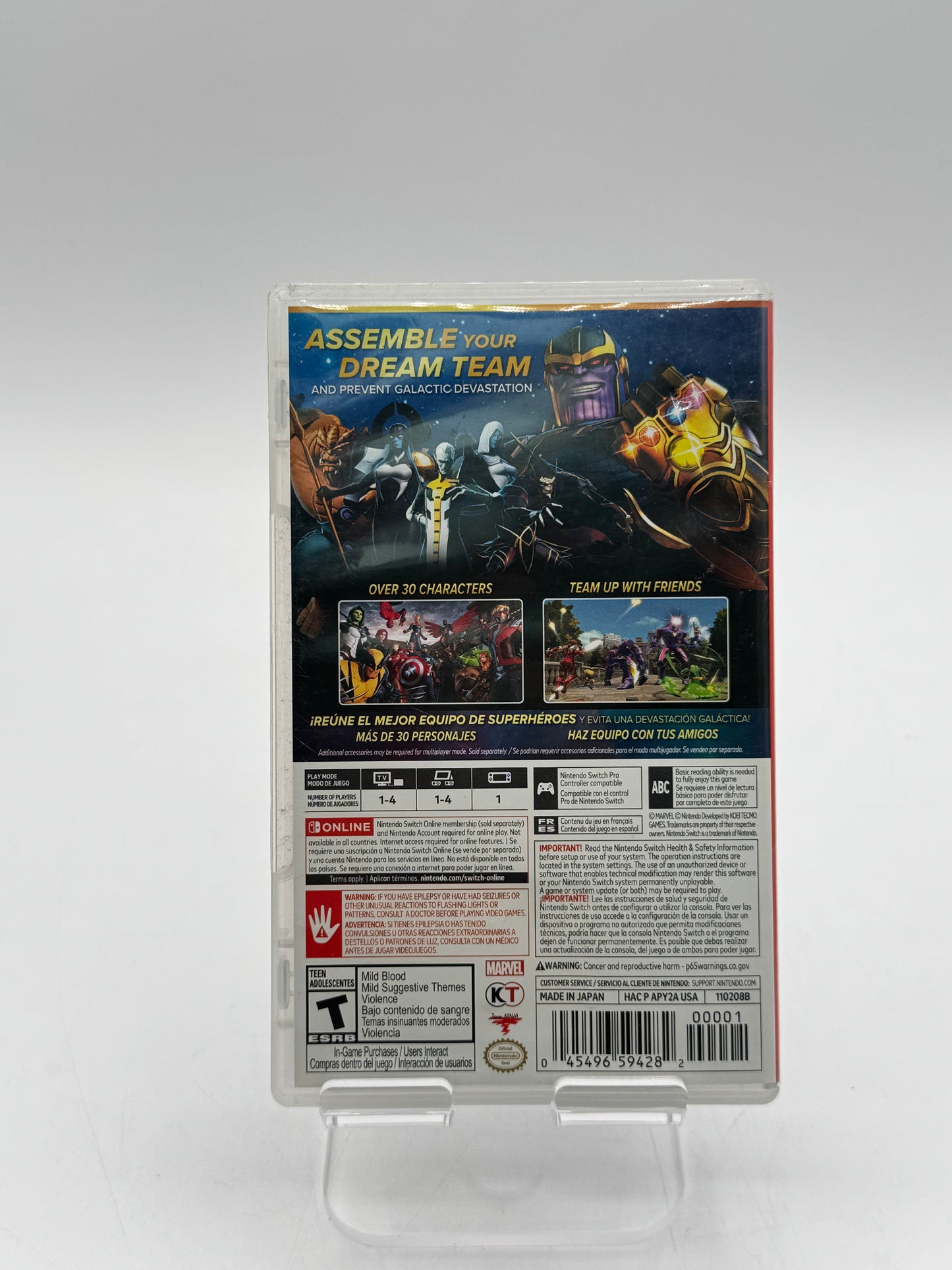 MARVEL ULTIMATE ALLIANCE 3 THE BLACK ORDER: TESTED / WORKING Free Shipping