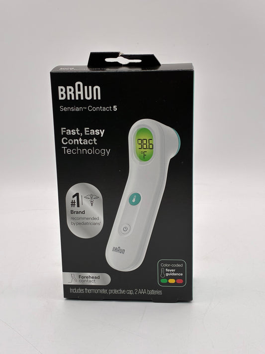 Braun Sensian Contact 5 Forehead Thermometer - New In Box