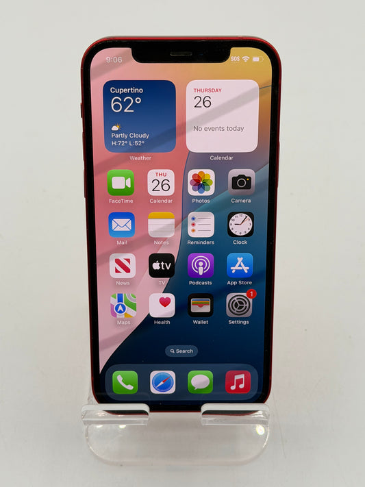 Apple iPhone 12 6.1" MGGD3LL/A A2172 128GB - Red Unlocked