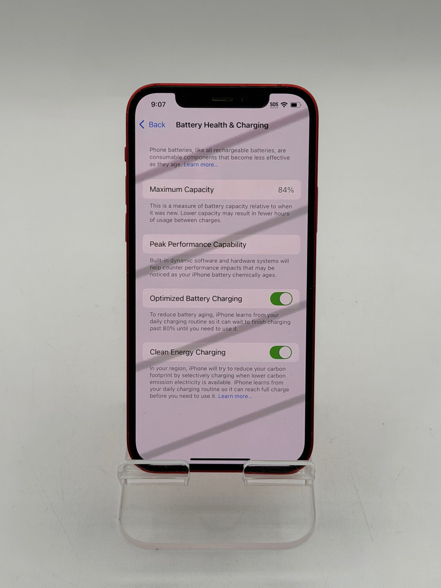 Apple iPhone 12 6.1" MGGD3LL/A A2172 128GB - Red Unlocked