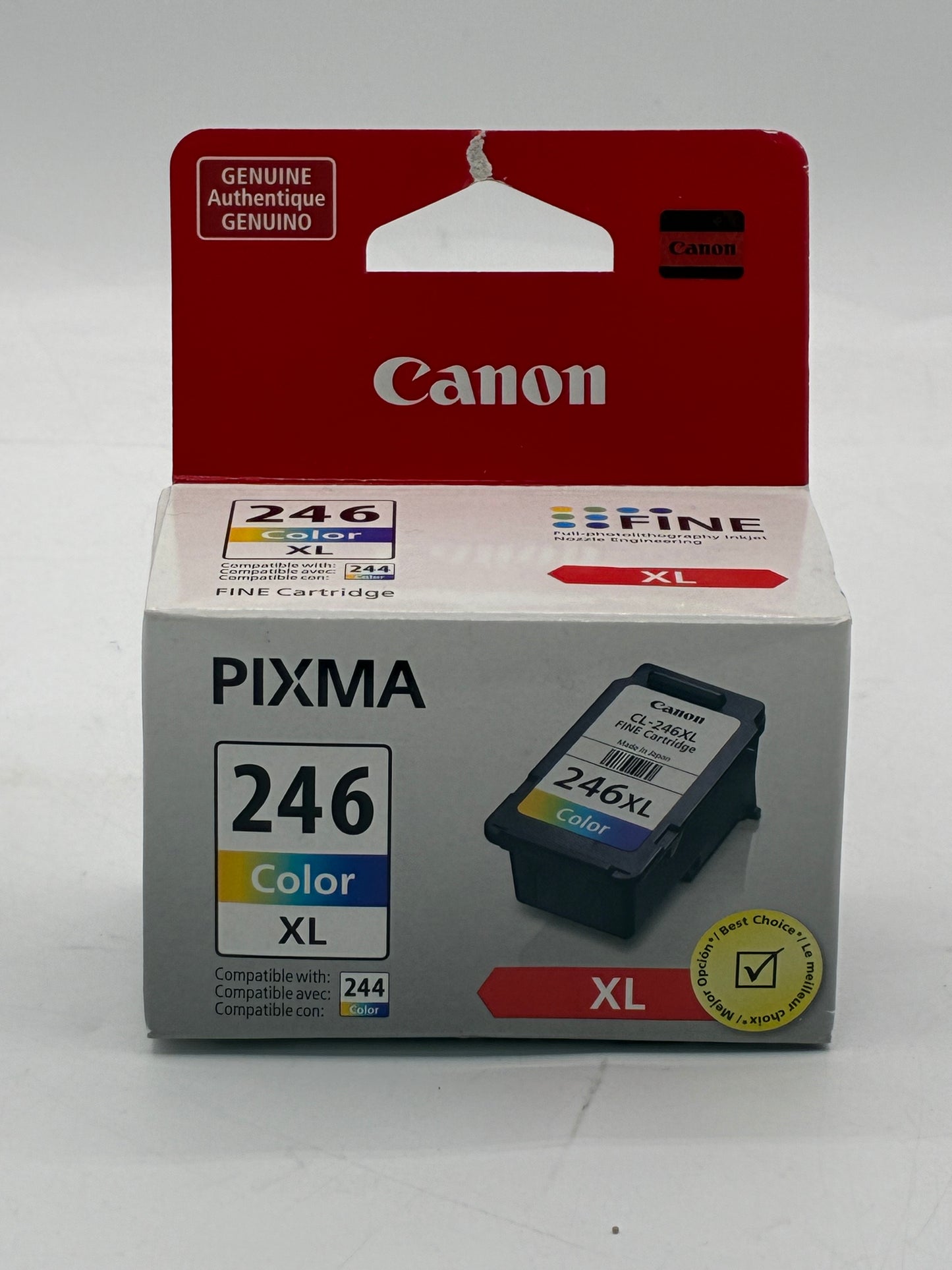 Original Genuine Canon Pixma 246XL Color Printer Ink Cartridge - New In Box OEM