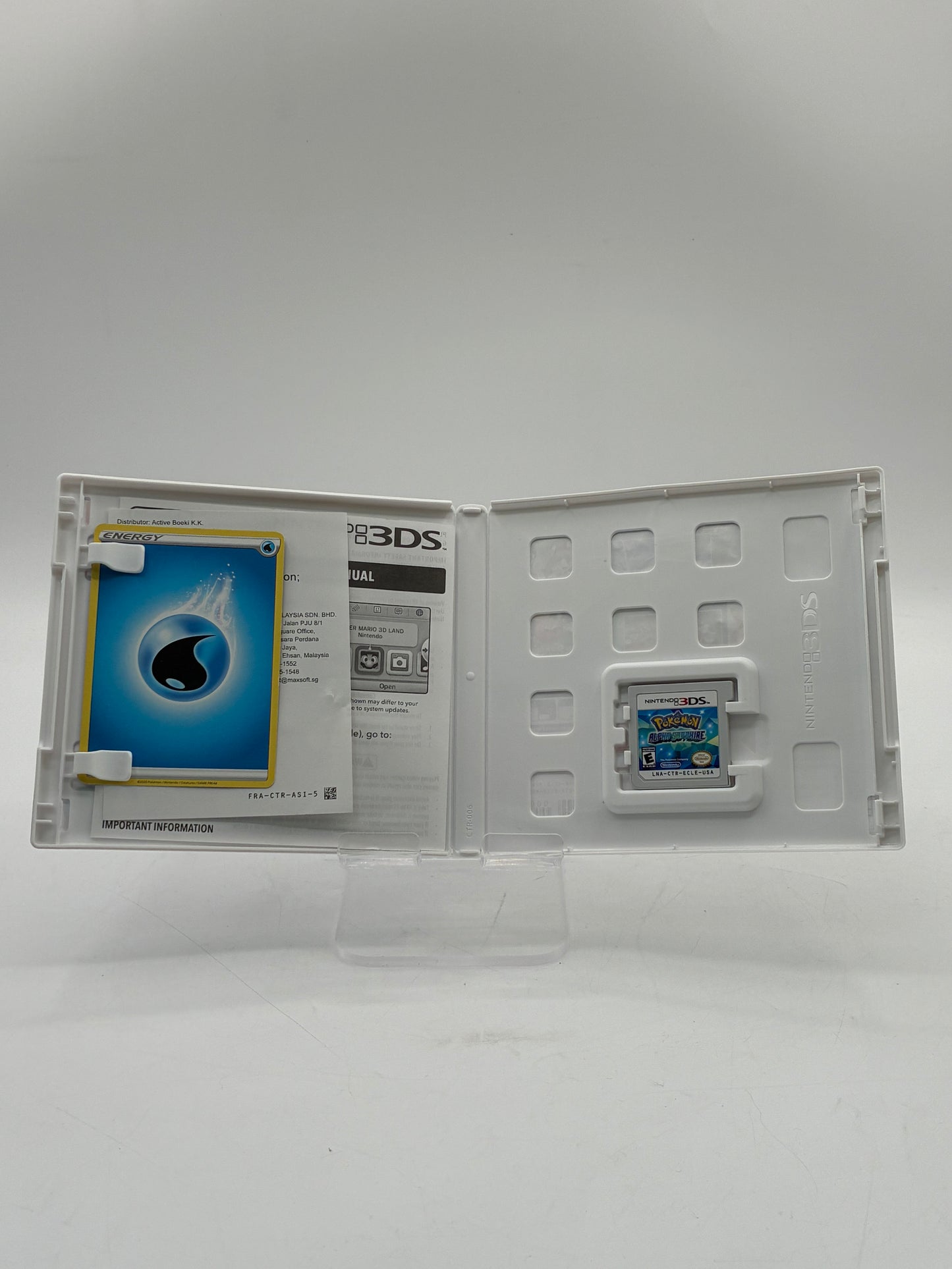 Nintendo 3DS Pokemon Alpha Sapphire Game with Box - Free Shipping!