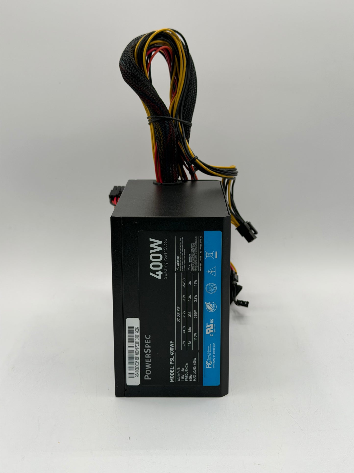 PowerSpec 400W Replacement ATX Power Supply with PCIe Connectivity