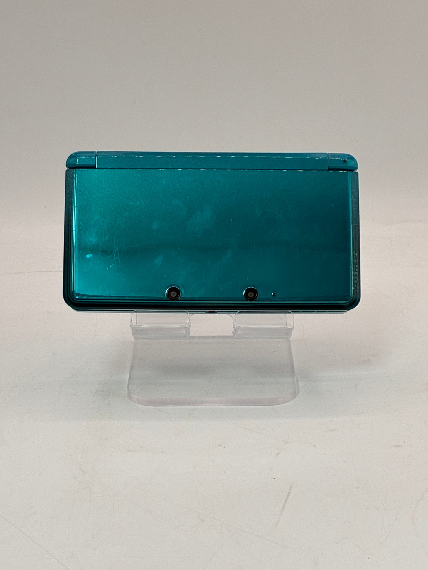 Nintendo 3DS Teal Blue Aqua Handheld Console Tested Working W/ Charger