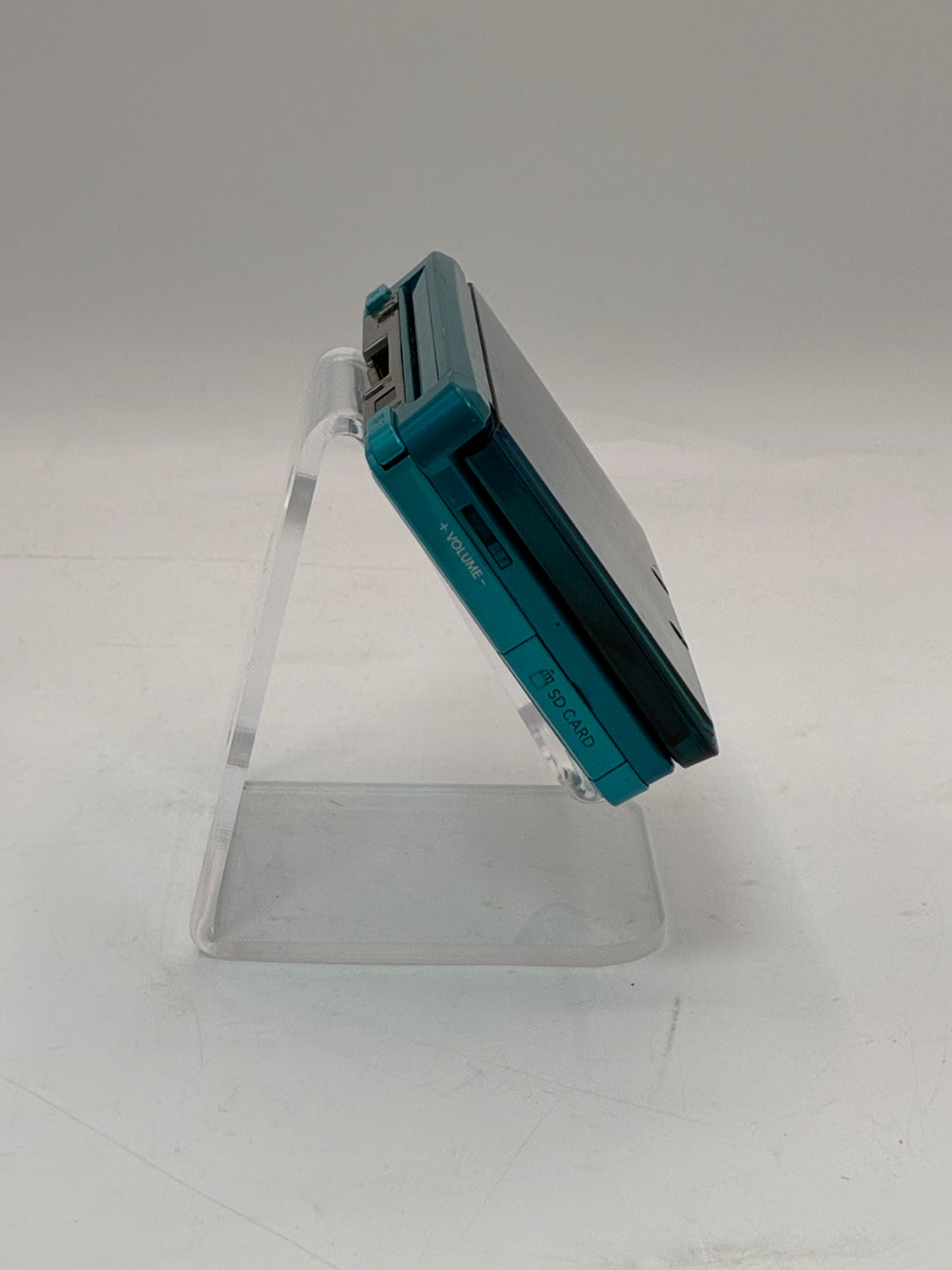 Nintendo 3DS Teal Blue Aqua Handheld Console Tested Working W/ Charger