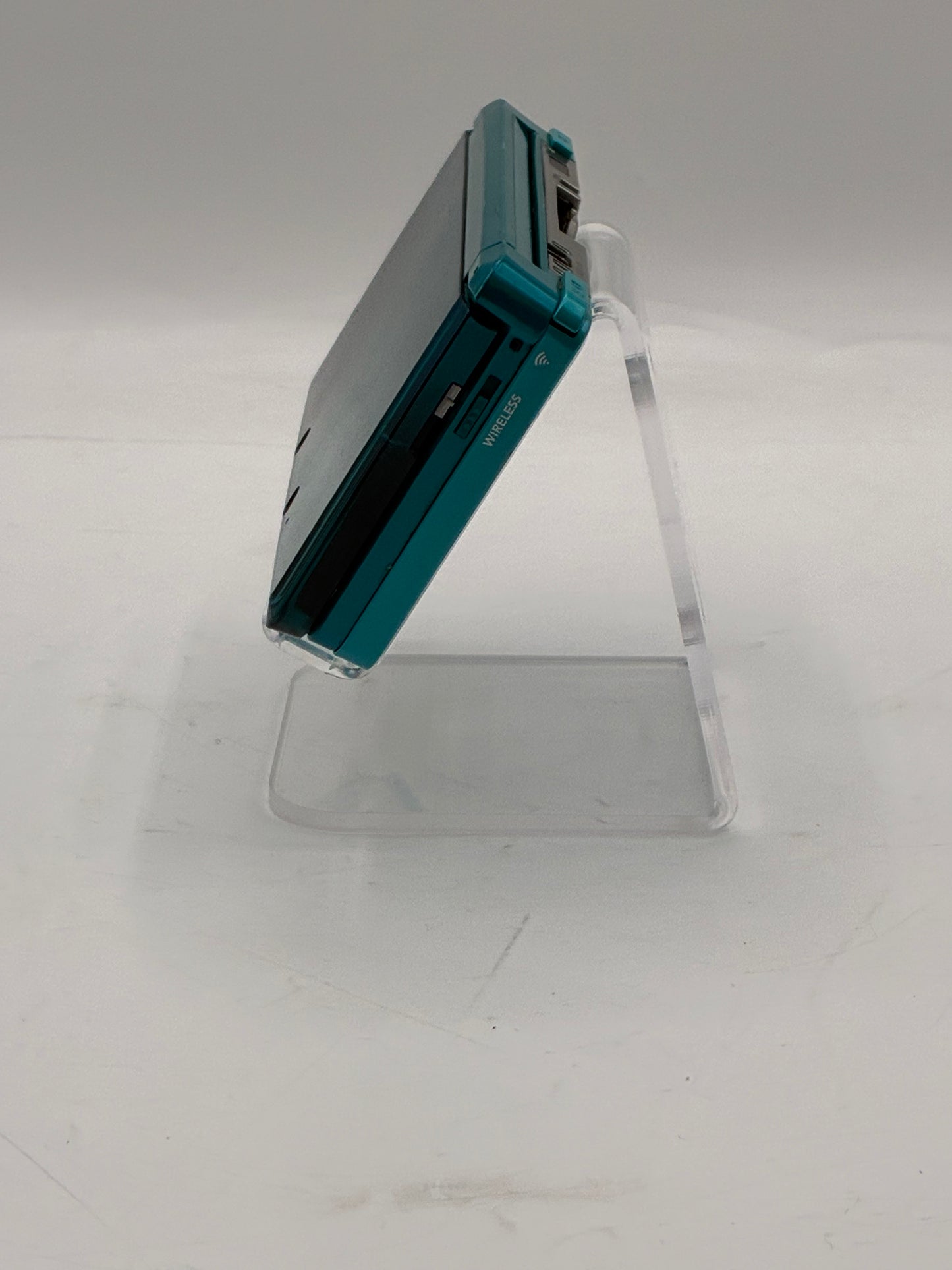 Nintendo 3DS Teal Blue Aqua Handheld Console Tested Working W/ Charger