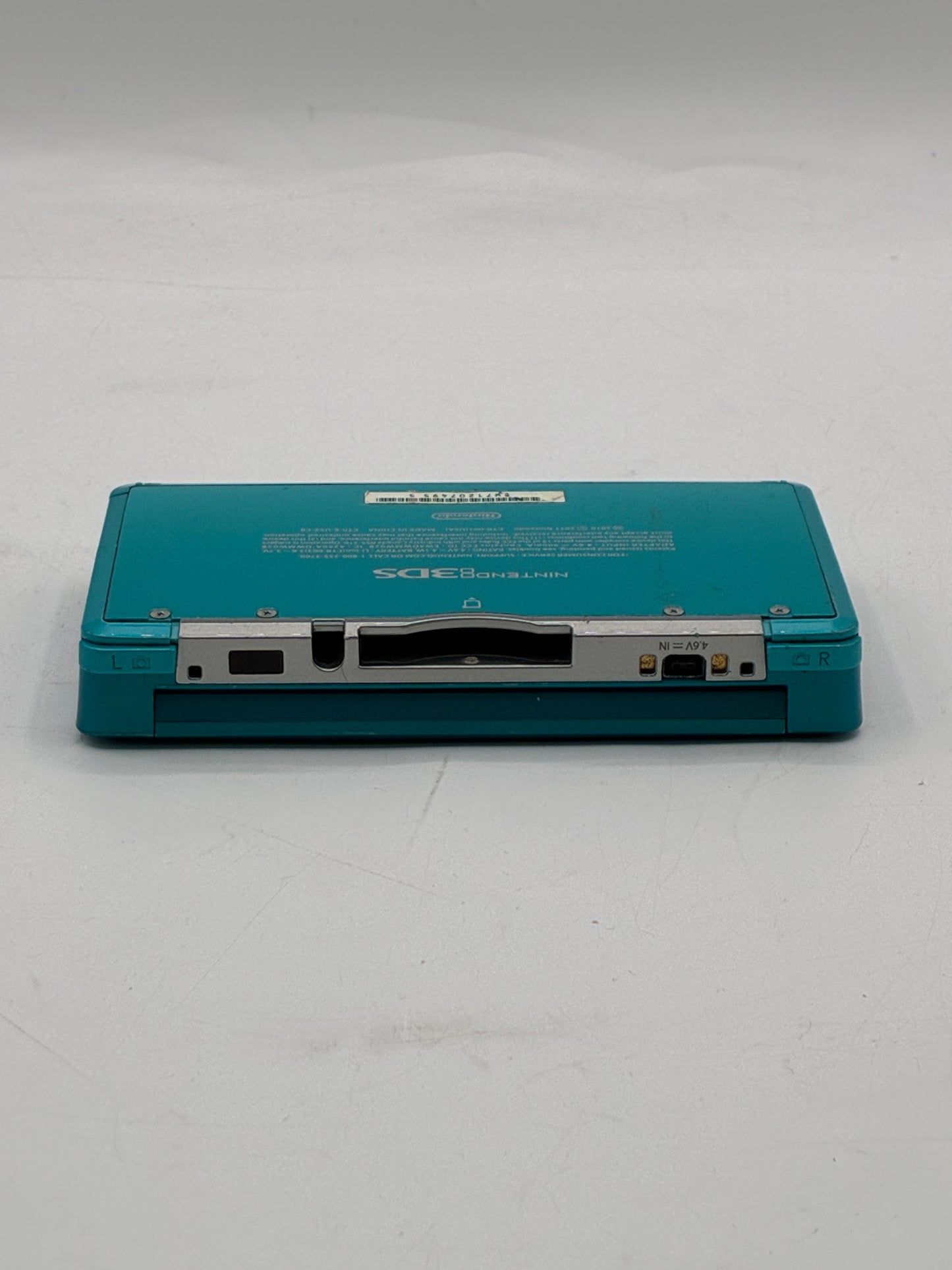 Nintendo 3DS Teal Blue Aqua Handheld Console Tested Working W/ Charger