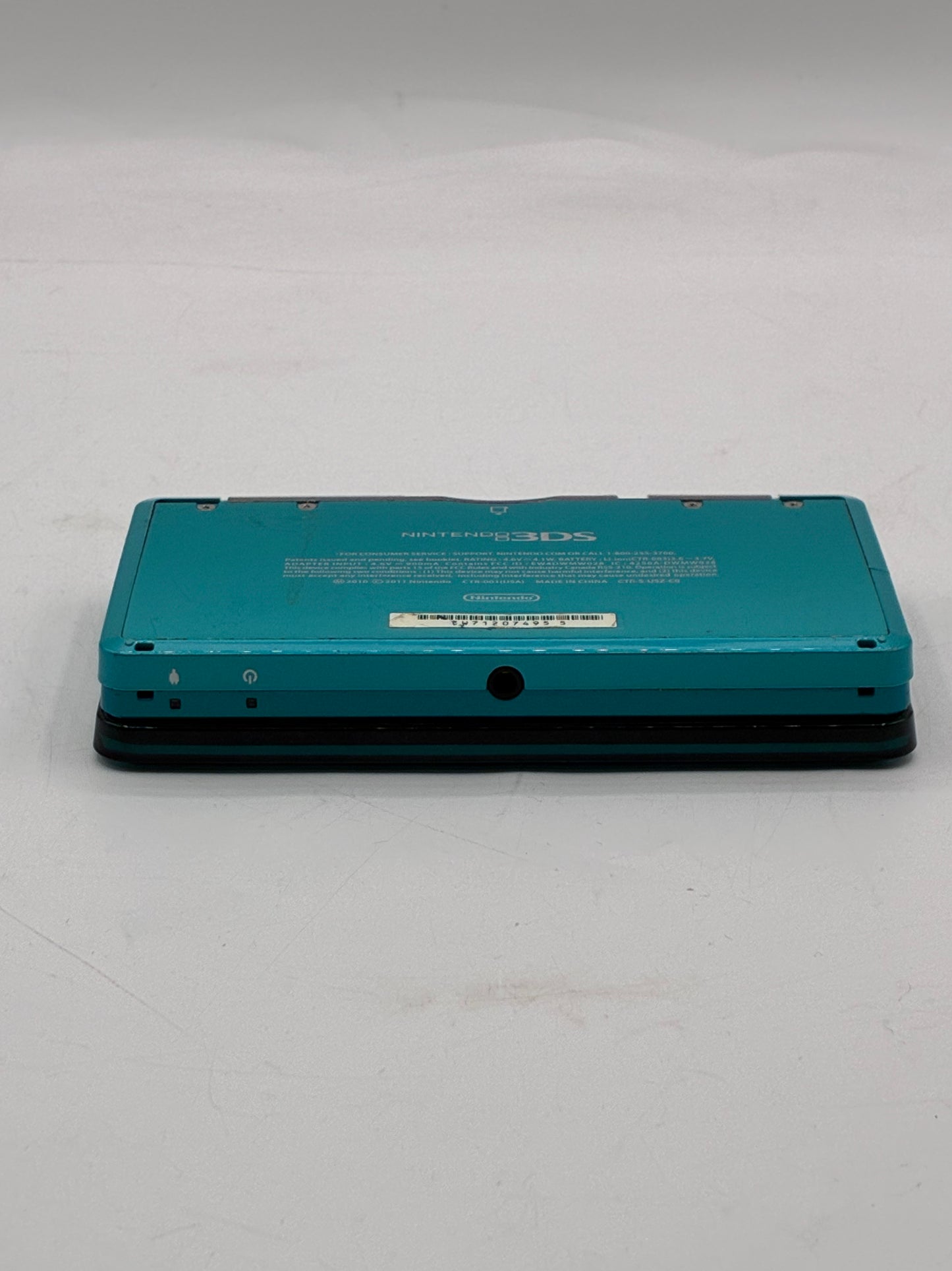 Nintendo 3DS Teal Blue Aqua Handheld Console Tested Working W/ Charger