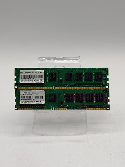 Geil 8GB PC3-12800 DDR3-1600MHz Desktop Memory RAM GN38GB1600C11S