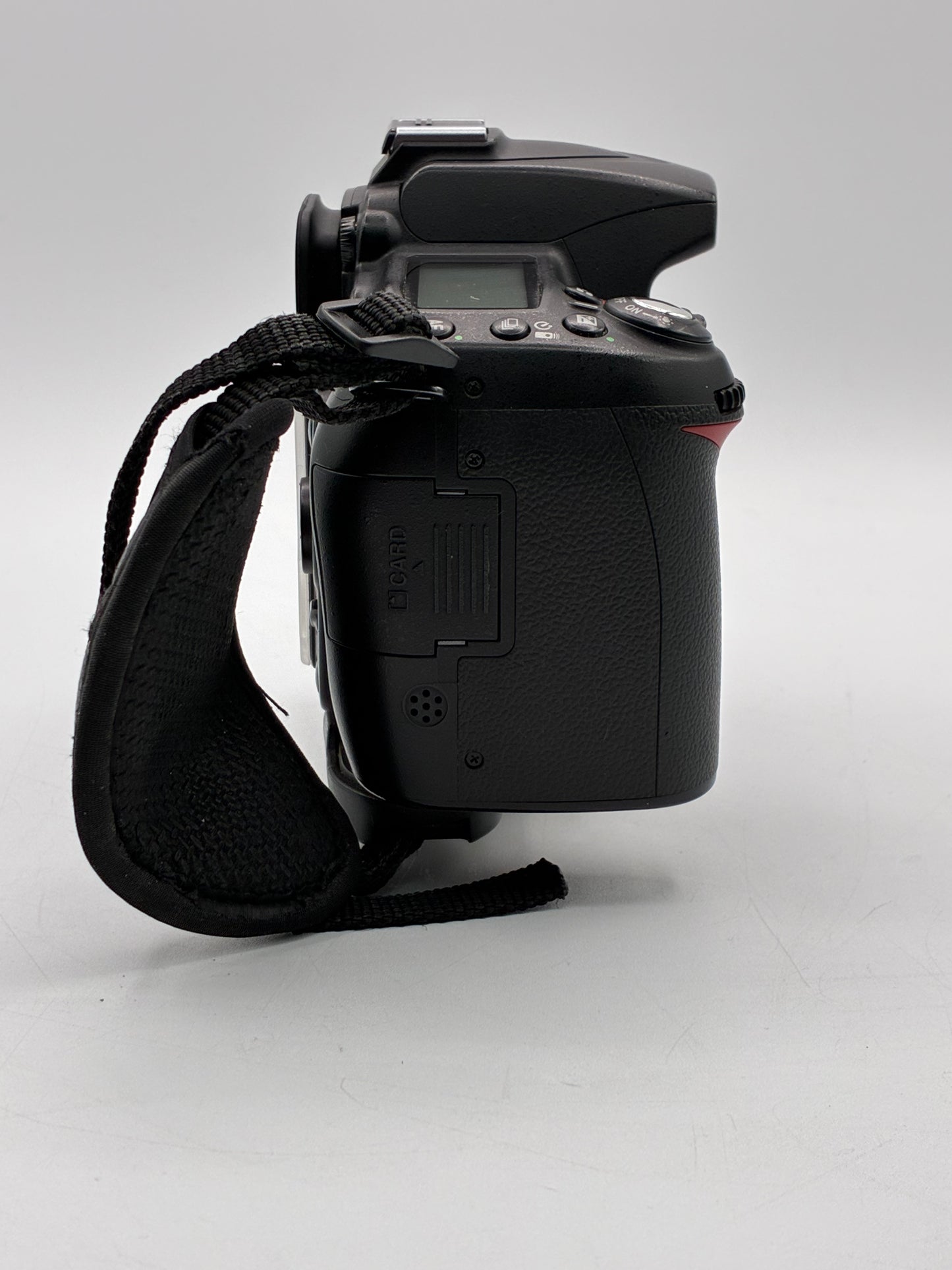 Nikon D90 Black Digital Camera with Battery and Wrist Strap - Tested Working!