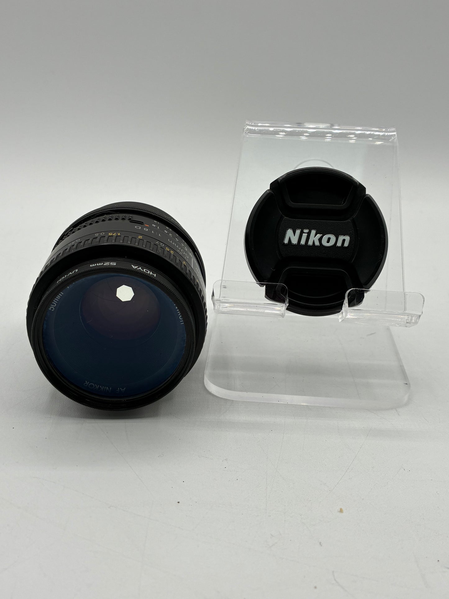 Nikon AF FX NIKKOR 50mm F/1.8D Lens for Nikon DSLR Cameras w/ Caps Free Shipping