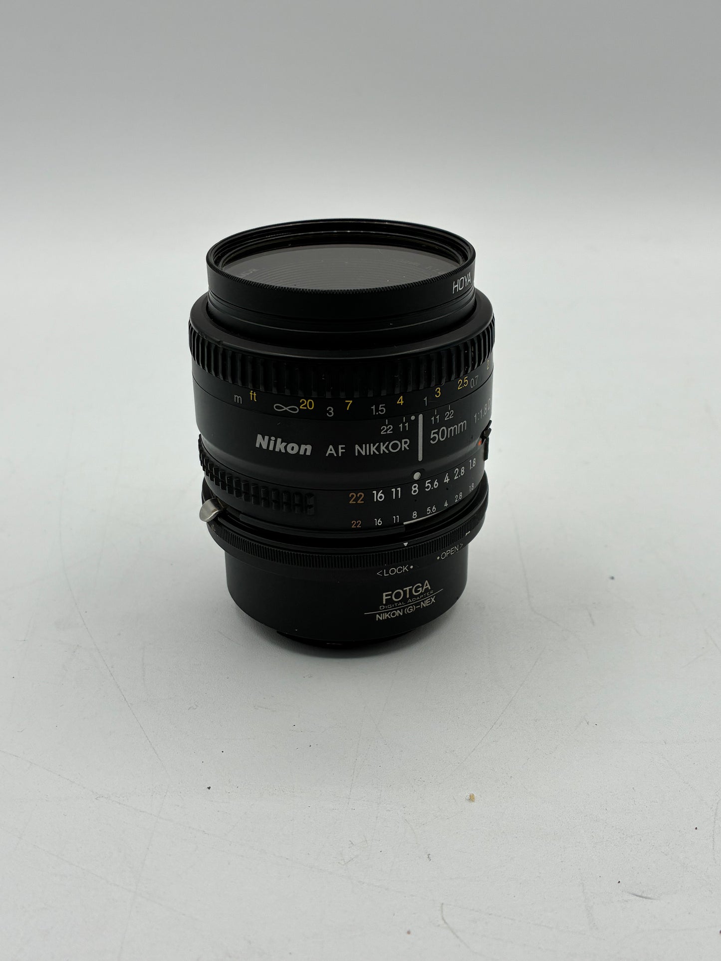 Nikon AF FX NIKKOR 50mm F/1.8D Lens for Nikon DSLR Cameras w/ Caps Free Shipping