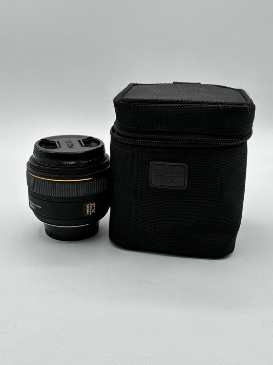 Sigma 30mm f/1.4 HSM EX DC Lens For Canon w/ Caps and Case Free Shipping