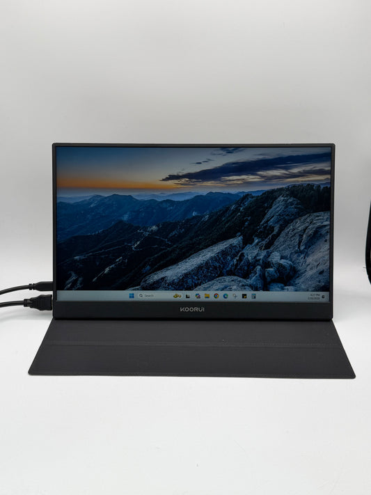 KOORUI Portable Monitor 15.6 Inch 1080P Display