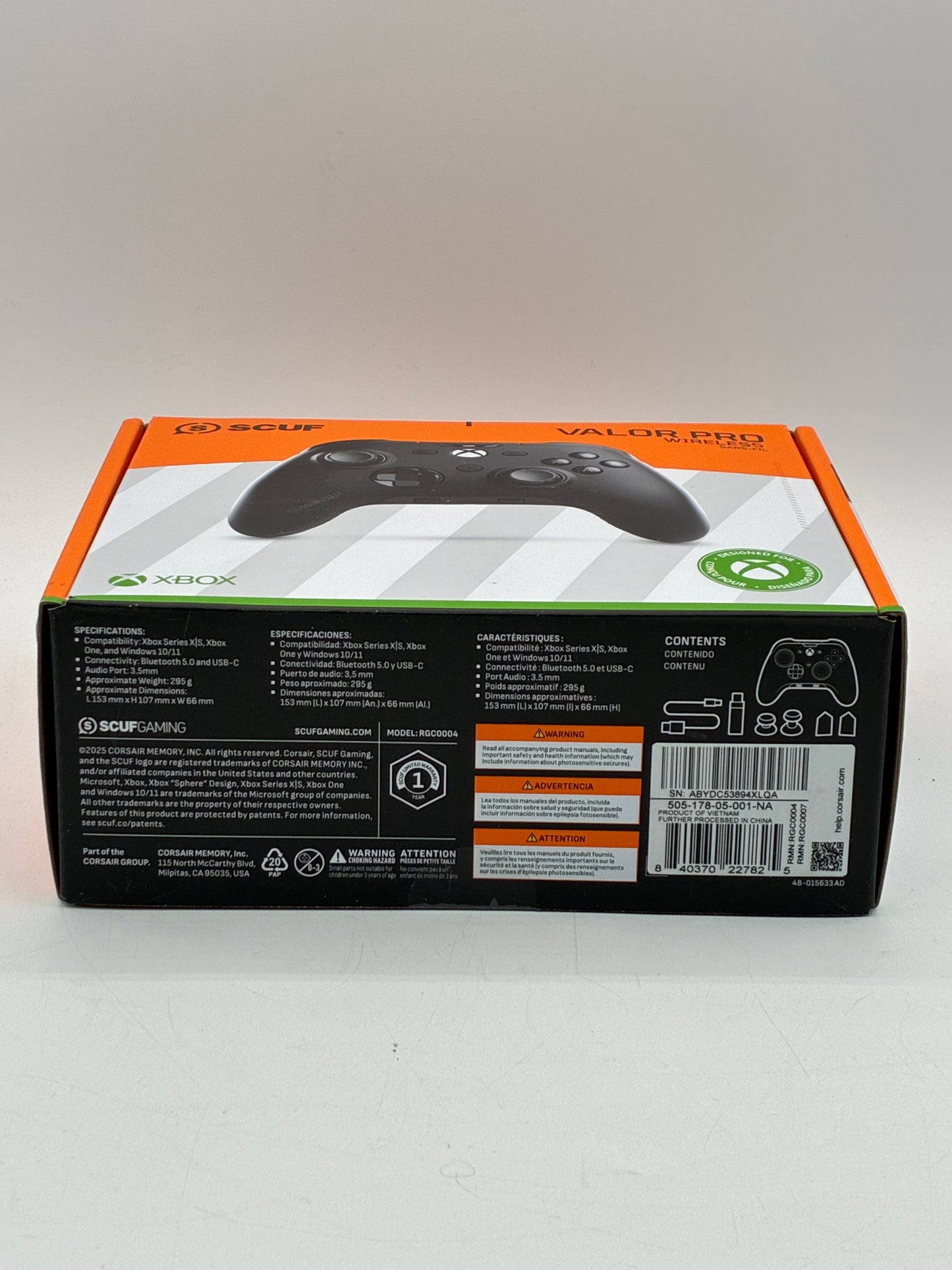 SCUF VALOR PRO Wireless Performance Xbox / PC Controller – TMR Thumbsticks