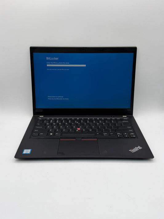 Lenovo Thinkpad T490s 14-inch Core i5 8GB RAM 256GB Black Laptop (READ)