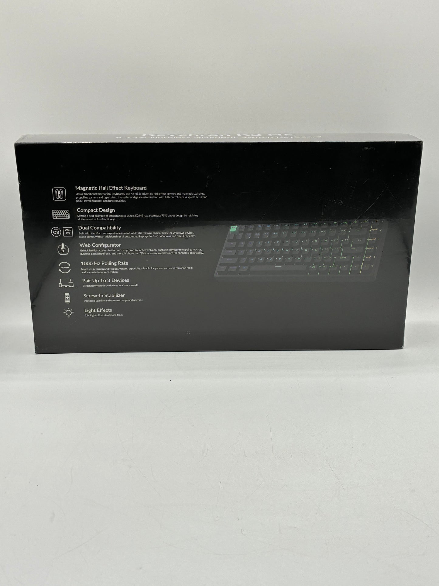 Keychron K2 HE 75% Wireless RGB Mechanical Keyboard