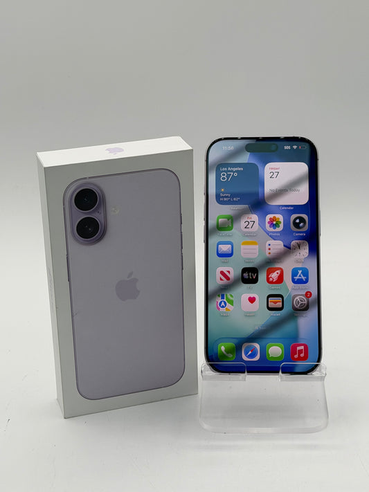 Apple iPhone 17 256GB Lavender A3258 MG494LL/A Battery Health 100% T-MOBILE Only