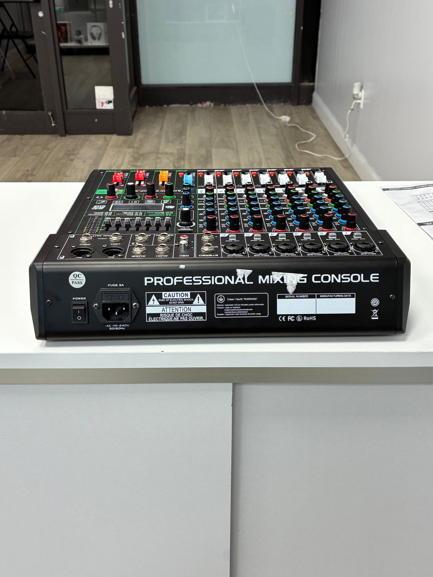 Yamnweo XF8 Professional Audio Mixer Sound Board Console