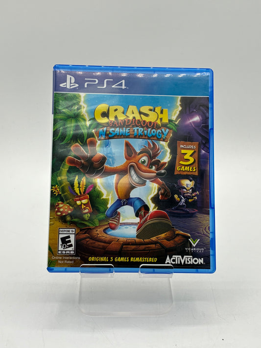 PlayStation 4 Crash Bandicoot N. Sane Trilogy Video Game - Free Shipping!