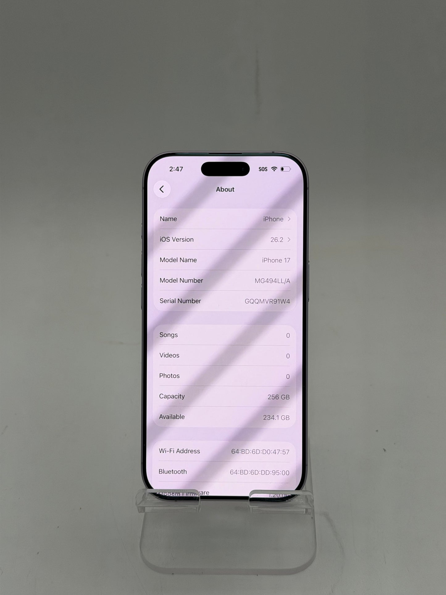 T-MOBILE Apple iPhone 17 64GB Purple New