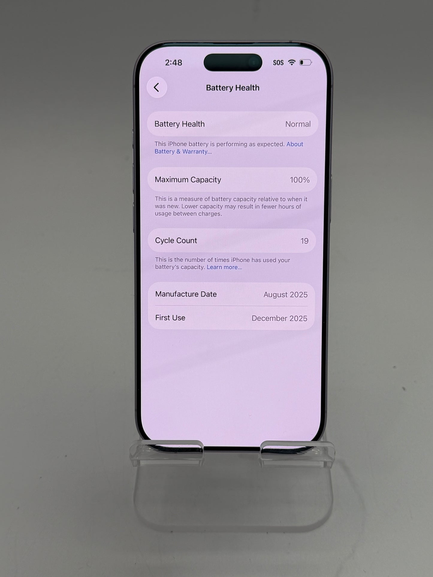 T-MOBILE Apple iPhone 17 64GB Purple New