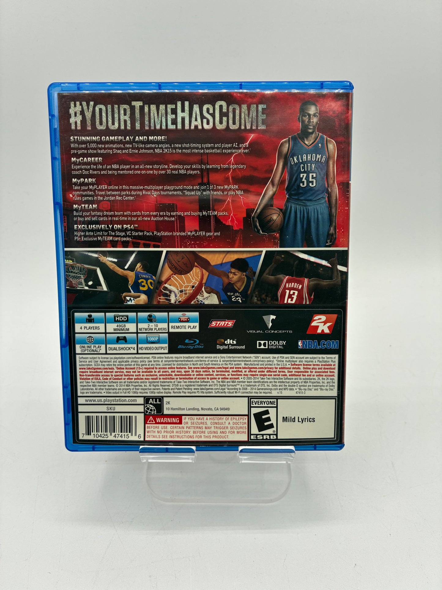 PlayStation 4 NBA 2K15 Game with Box - Free Shipping!