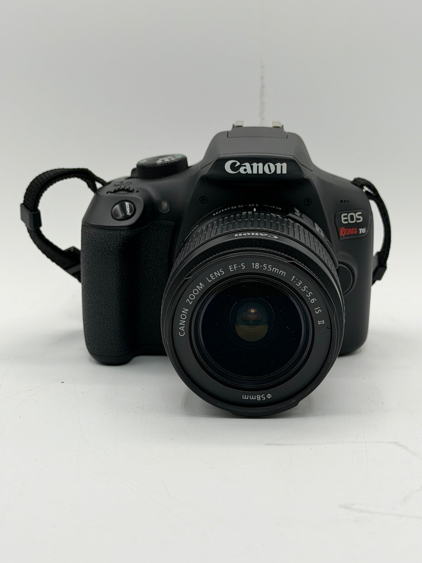 Canon EOS Rebel T6 18MP Digital SLR Camera W/ 18-55mm Lens+ Charger+Case Tested