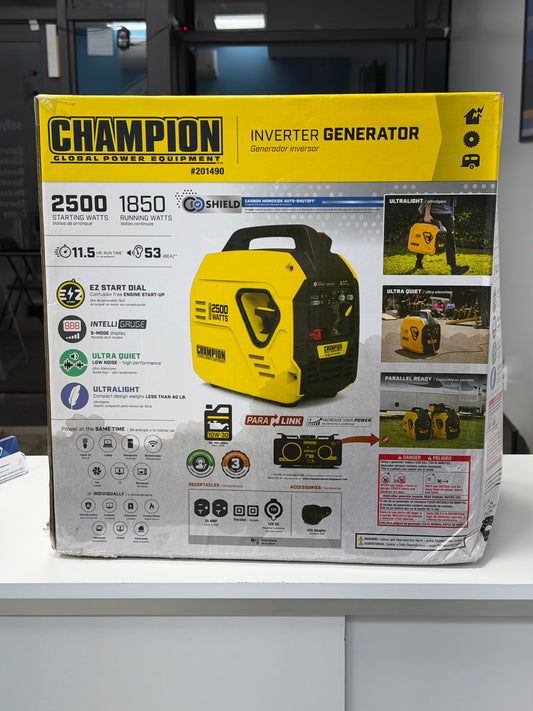 Champion Power Equipment 2500-Watt Ultralight Portable Inverter Generator Free Shipping
