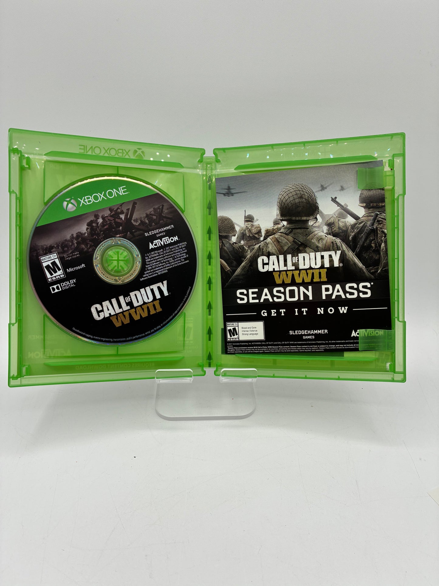 Xbox One Call of Duty WWII Black with Box -  Free Shipping!