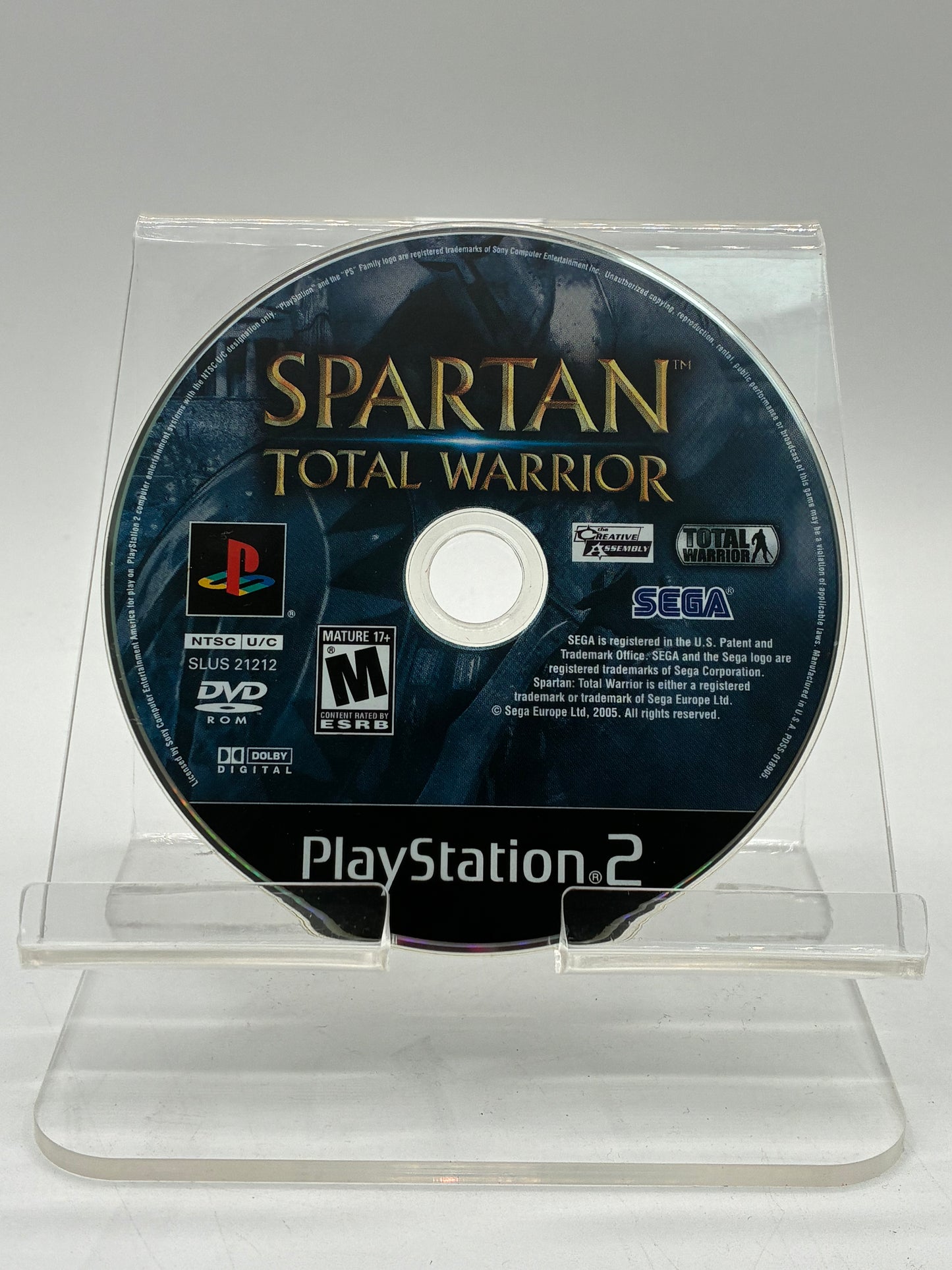 Playstation 2 Spartan Total Warrior Game - Free Shipping!