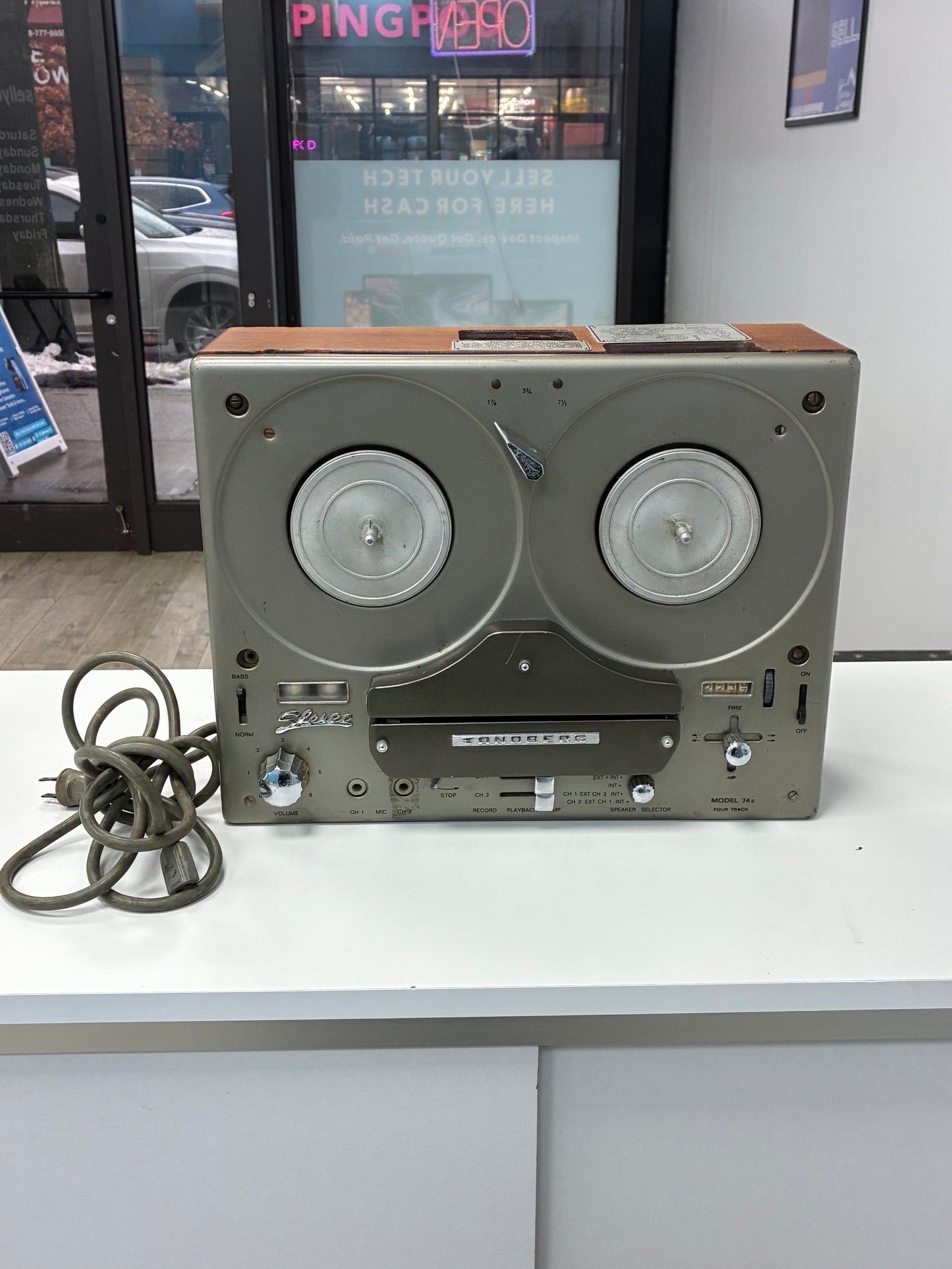 Tandberg Model 74B Four Track Stereo Tape Recorder Free Shipping