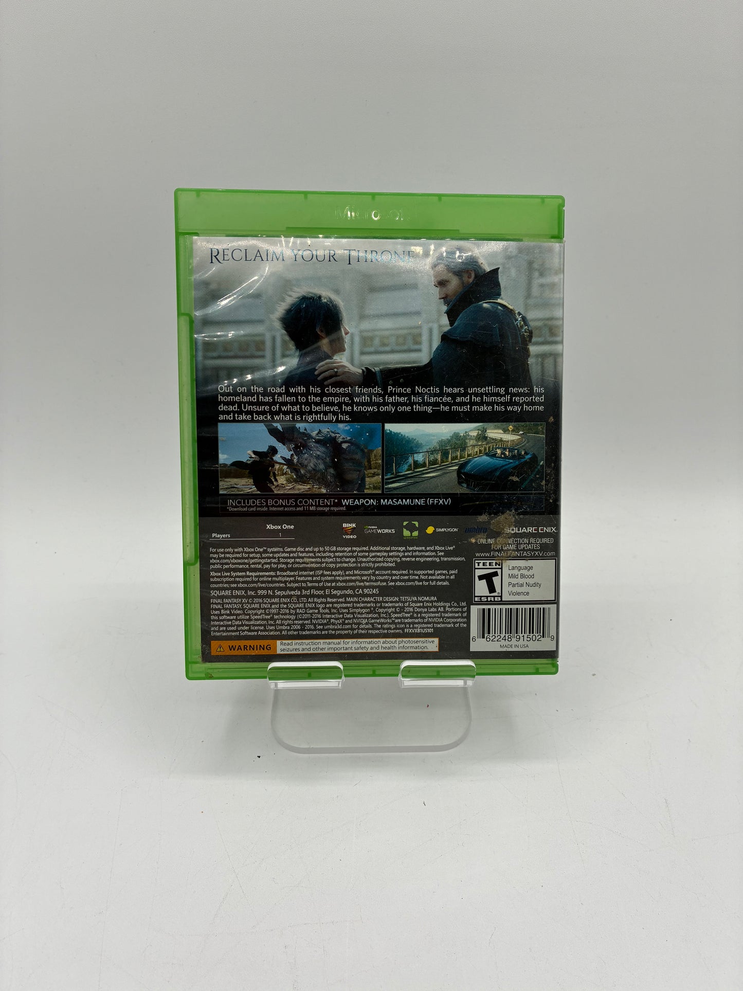 Xbox One Final Fantasy XV Video Game -  Free Shipping!