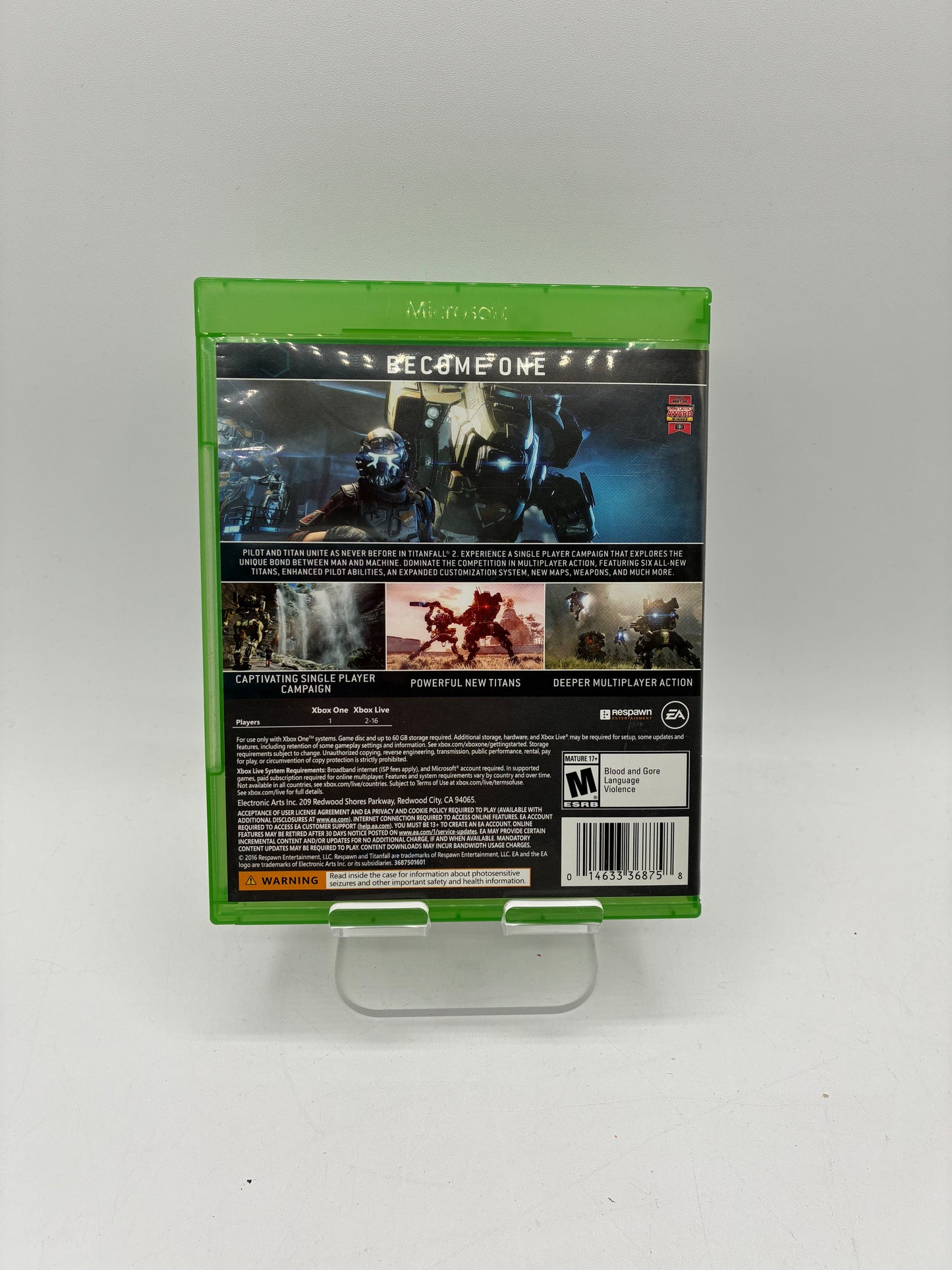 Xbox One Titanfall 2 Video Game With Box - Free Shipping!