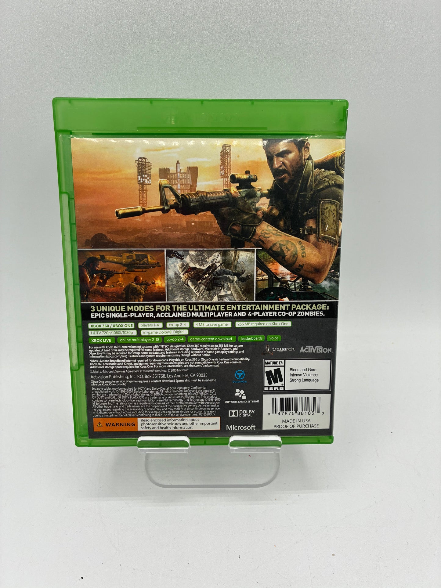 Xbox One Call of Duty Black Ops 1 Video Game - Free Shipping!