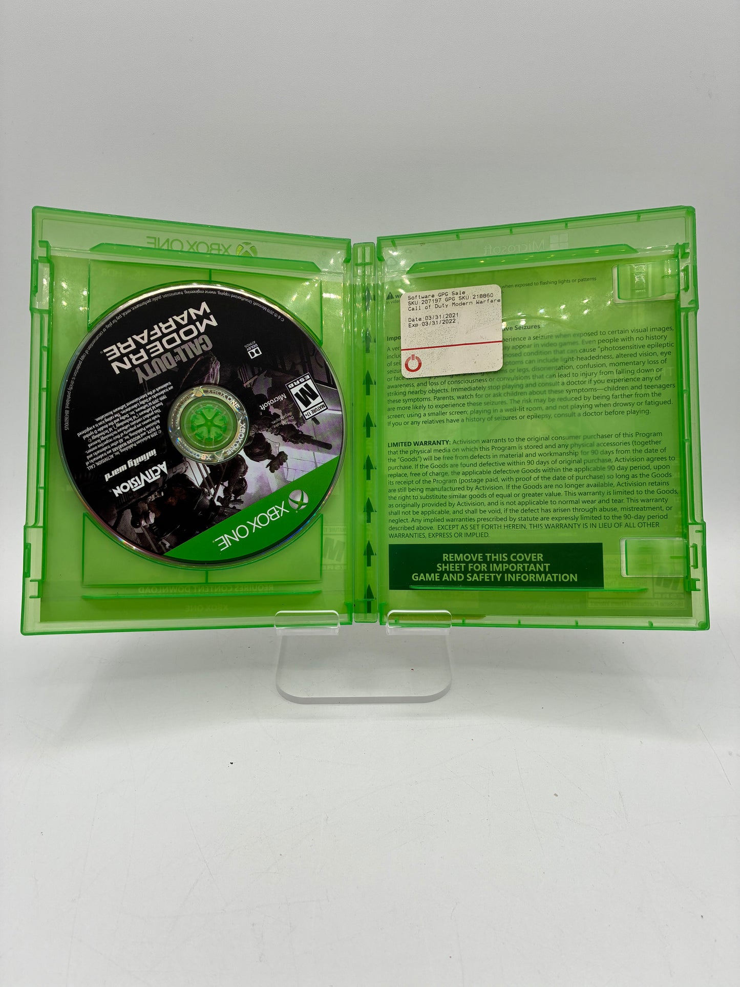 Xbox One Call of Duty: Modern Warfare Video Game - Free Shipping!