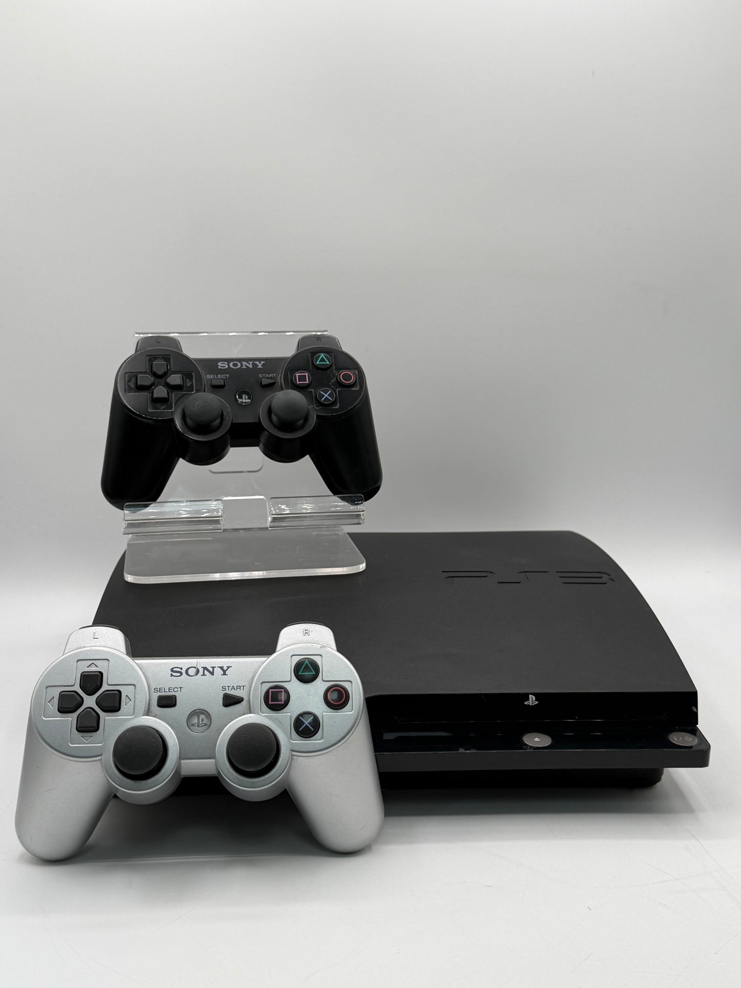 Sony PlayStation 3 CECH-2001A Black Video Game System with 2 Controllers