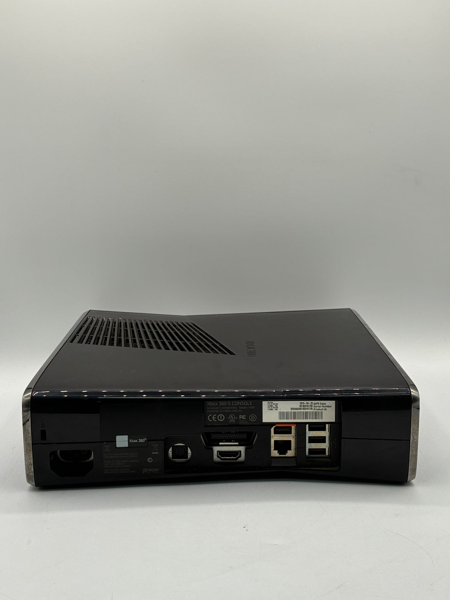 Microsoft Xbox 360 S 2010 Black Video Game System