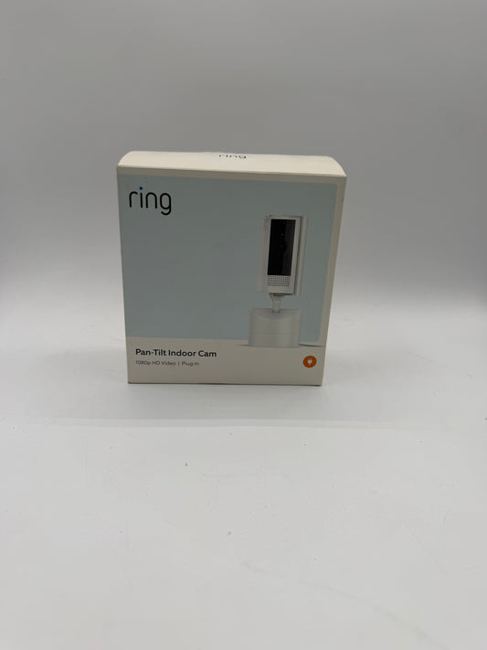 Ring Pan-Tilt Indoor Cam 360 Pan HD Video Two-Way Talk White