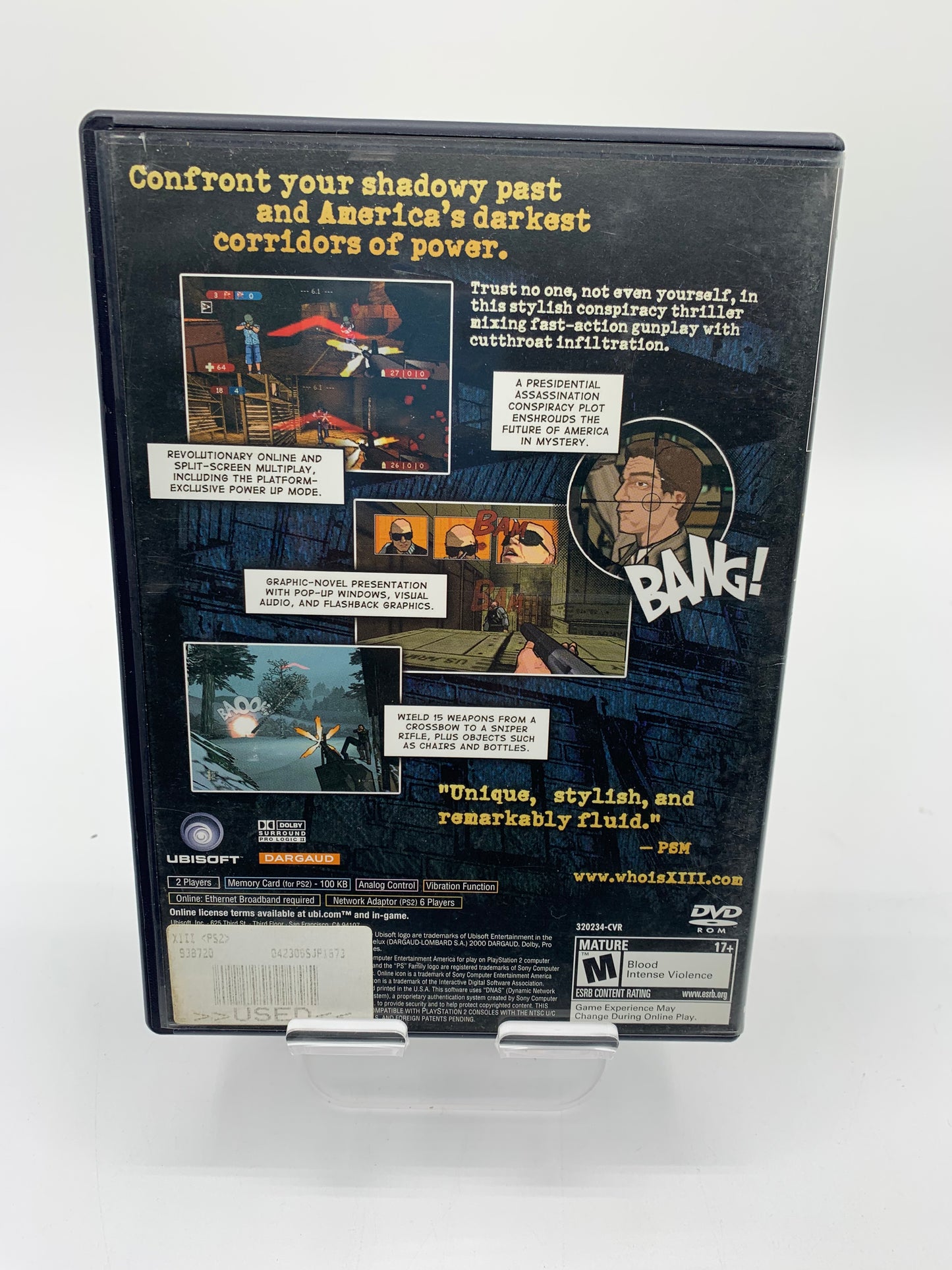 XIII Thirteen 13 - Playstation 2 Video Game - Free Shipping!