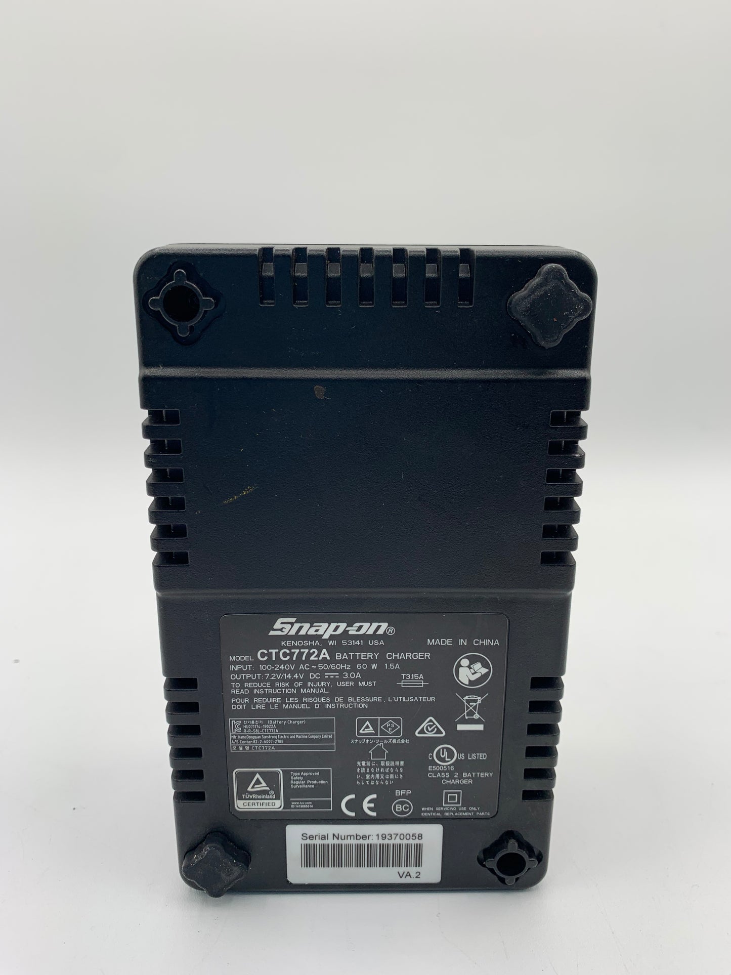 CTC772A 14.4 Lithium Battery - Snap-on Charger Black